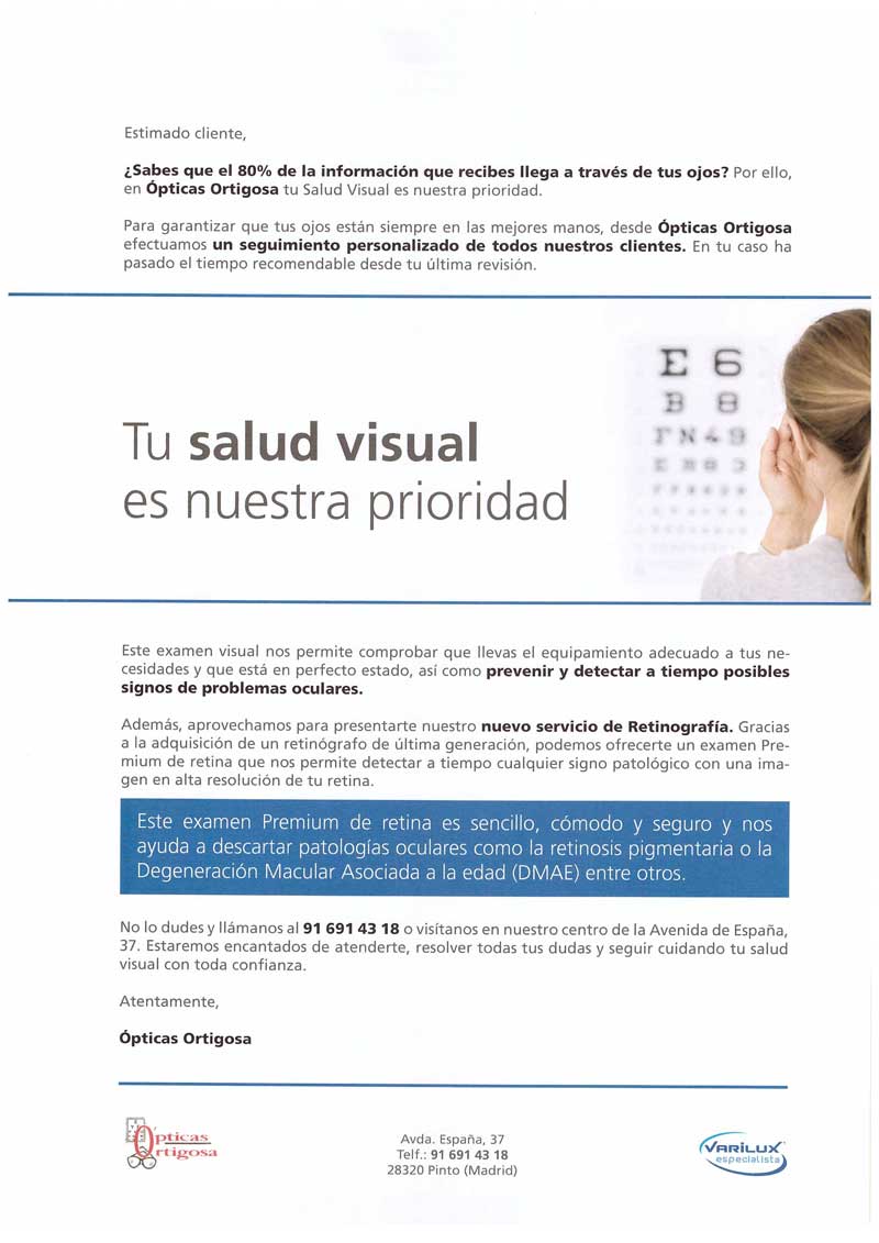 Examen Premium de Retina